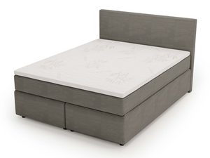 Miniaturka 12 - Szałwiowe łóżko sztruks perspektywa górna