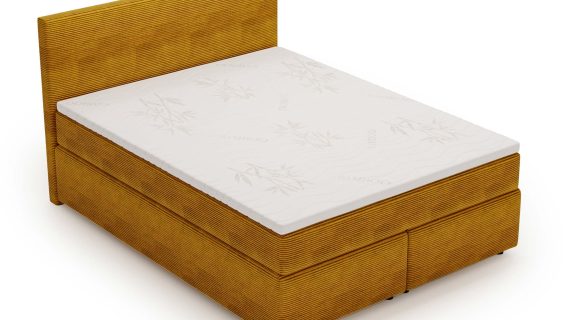 Miniaturka 19 - Klasyczne Tapicerowane Łóżko Sypialniane AVIST