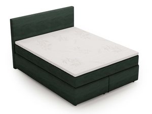 Miniaturka 18 - Butelkowa zieleń łóżko sztruks perspektywa tylna