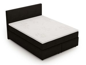 Miniaturka 16 - Łóżko grafitowe sztruks ujęcie tylne