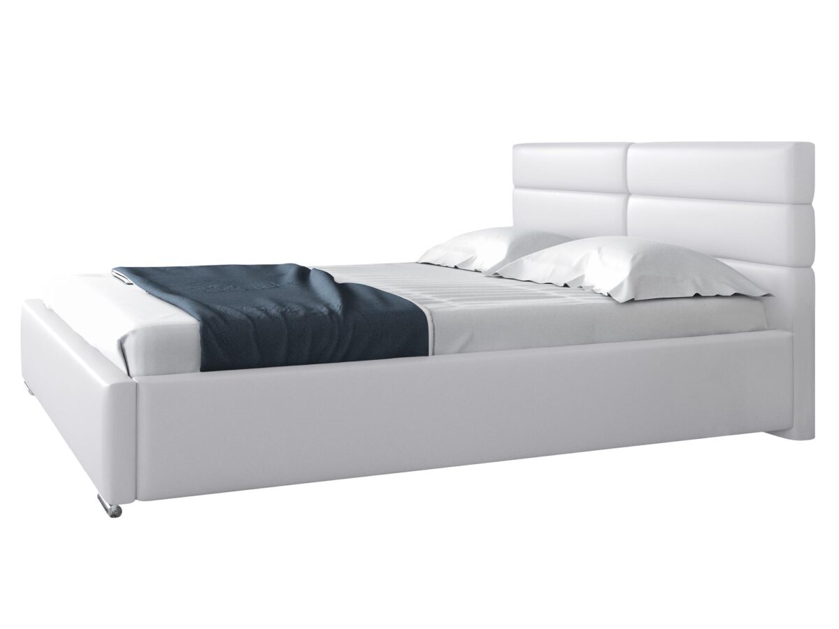 Eleganckie Sypialniane Łóżko z Prostym Zagłówkiem ARRAN