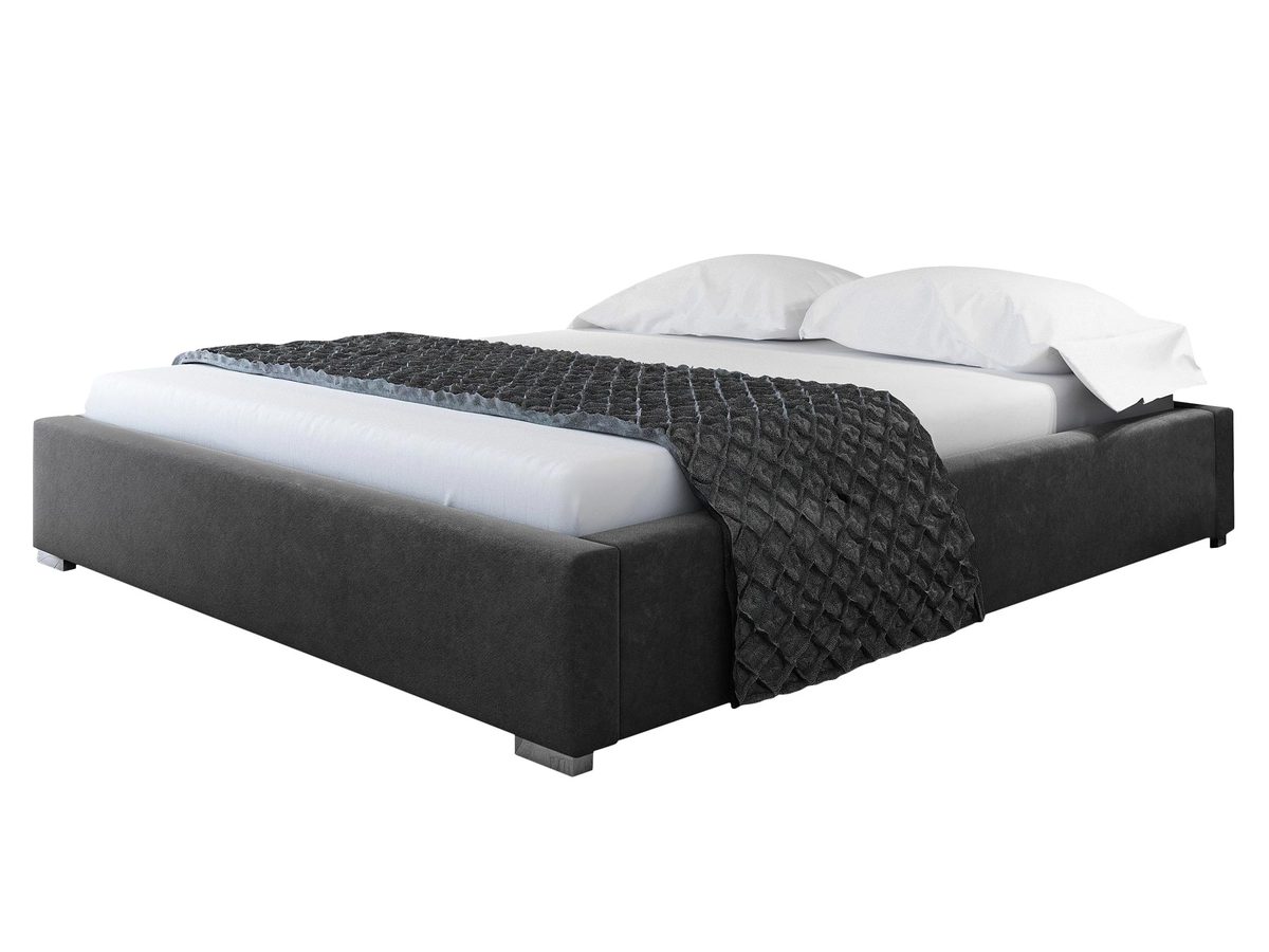 Klasyczne Łóżko Tapicerowane Wolnostojące LENTO