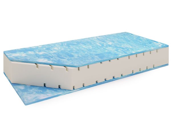Komplet materacy z warstwą chłodzącą i strefami komfortu