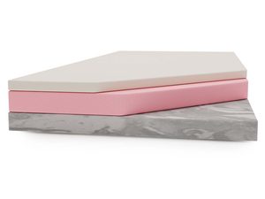 Miniaturka 1 - Warstwy materaca piankowego ułożone perspektywa