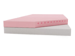 Miniaturka 6 - Dwuwarstwowy materac piankowy z widocznymi warstwami składowymi