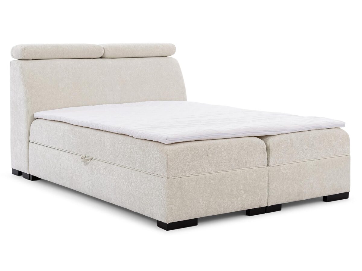 Stylowe Łóżko z  Regulowanym Zagłówkiem ARBUSTO