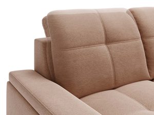 Miniaturka 30 - Zagłówek beżowy z widocznym przeszyciem i przytulnym profilem