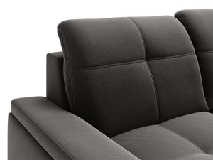 Miniaturka 27 - Zagłówek narożnika czarnego z miękką linią i wyraźnym podparciem