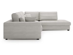 Miniaturka 9 - Narożnik ecru z bokiem typu leżanka i klasycznym układem