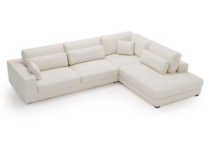 Miniaturka 16 - Narożnik ecru w kształcie litery L w nowoczesnym stylu