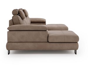 Miniaturka 14 - Narożnik brązowy z szerokim bokiem i wyrazistym podparciem