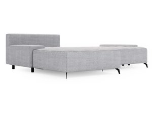 Miniaturka 22 - Narożnik jasnoszary z funkcją wypoczynku i smukłymi nogami