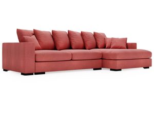 Miniaturka 8 - Sofa tapicerowana z nowoczesnym stylem i dużymi poduszkami