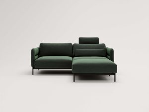 Miniaturka 22 - Zielony narożnik z dwoma poduszkami i zagłówkiem