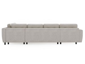 Miniaturka 12 - Beżowa sofa z czystą linią i wykończeniem z tkaniny
