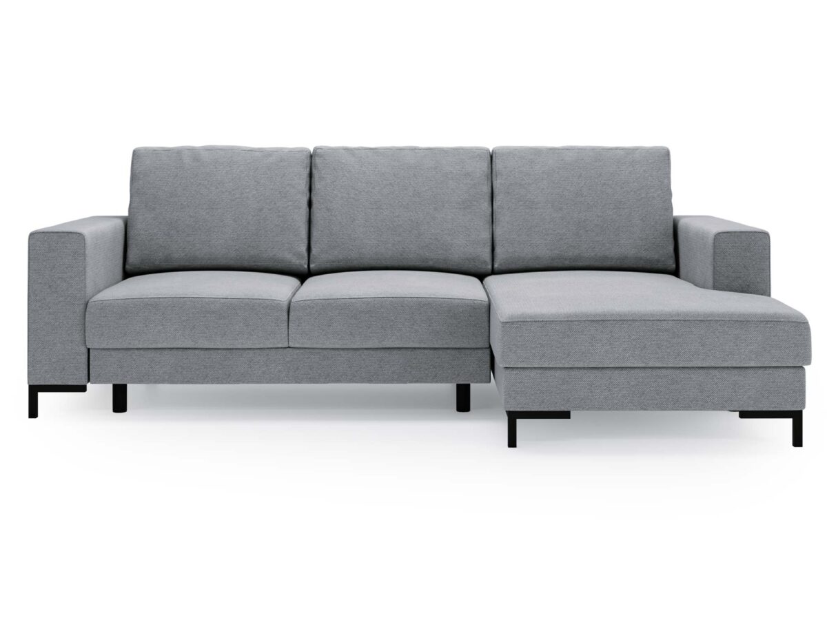 Klasyczny Narożnik do Salonu z Funkcją Spania DILENSO