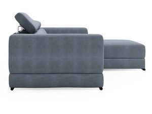 Miniaturka 16 - Granatowy narożnik z grubym siedziskiem i prostą linią