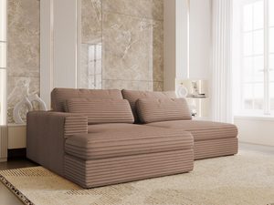 Miniaturka 44 - Tapicerowana sofa w kolorze taupe w eleganckim, jasnym salonie