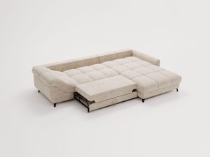 Miniaturka 30 - Rozłożony narożnik z funkcją spania i mechanizmem wysuwanym