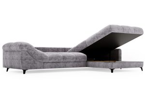 Miniaturka 23 - Pojemnik narożnika otwarty w szarej wersji z dużą przestrzenią