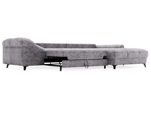 Miniaturka 19 - Szary narożnik z otwartym pojemnikiem i metalową konstrukcją