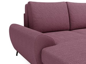 Miniaturka 21 - Różowy narożnik z miękkim obiciem i łukowatą linią