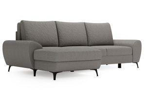 Miniaturka 4 - Szary narożnik z minimalistycznym stylem i niskimi nogami