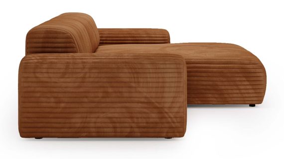 Miniaturka 18 - Piękny Beżowy Narożnik z Zaokrąglonymi Bokami LUIZZI