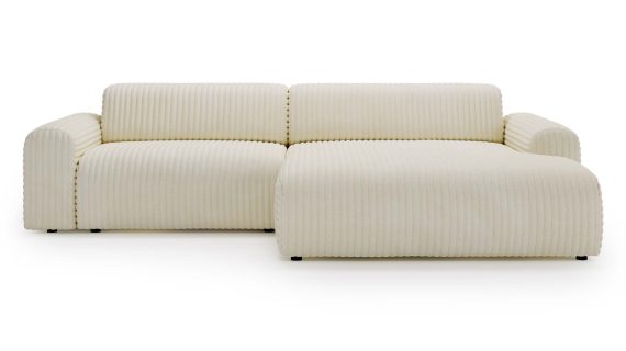 Miniaturka 5 - Piękny Beżowy Narożnik z Zaokrąglonymi Bokami LUIZZI