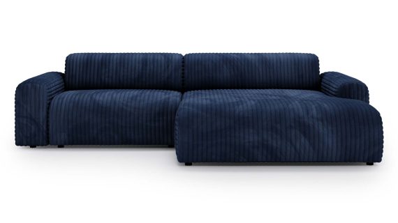 Miniaturka 2 - Piękny Beżowy Narożnik z Zaokrąglonymi Bokami LUIZZI