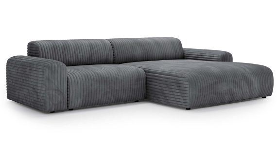 Miniaturka 6 - Piękny Beżowy Narożnik z Zaokrąglonymi Bokami LUIZZI