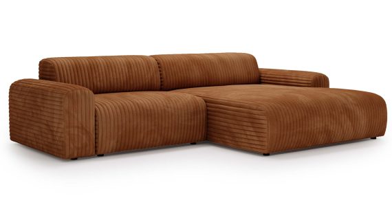 Miniaturka 8 - Piękny Beżowy Narożnik z Zaokrąglonymi Bokami LUIZZI