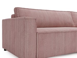 Miniaturka 38 - Detal sztruksowego narożnika różowego podłokietnik i oparcie