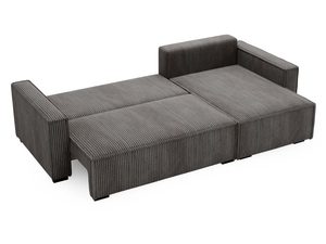 Miniaturka 24 - Grafitowy narożnik ze sztrusku rozłożona funkcja spania