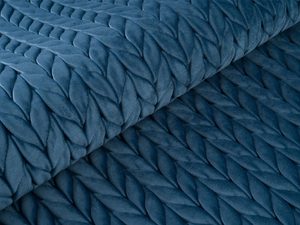 Miniaturka 3 - Zbliżenie na niebieską tkaninę