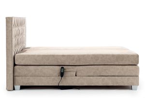 Miniaturka 3 - Beżowe łóżko tapicerowane w nowoczesnym wydaniu