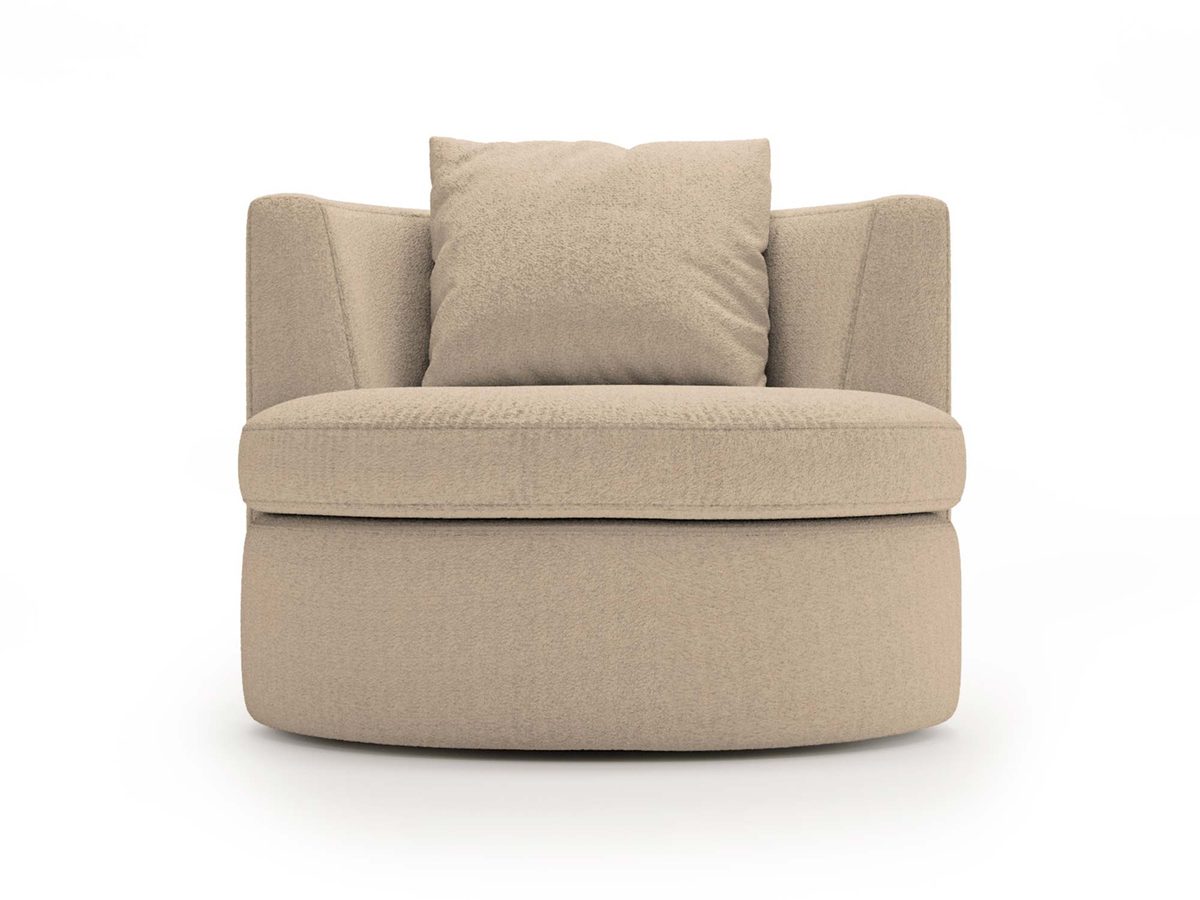 Luksusowy Przytulny Fotel Obrotowy FREJA