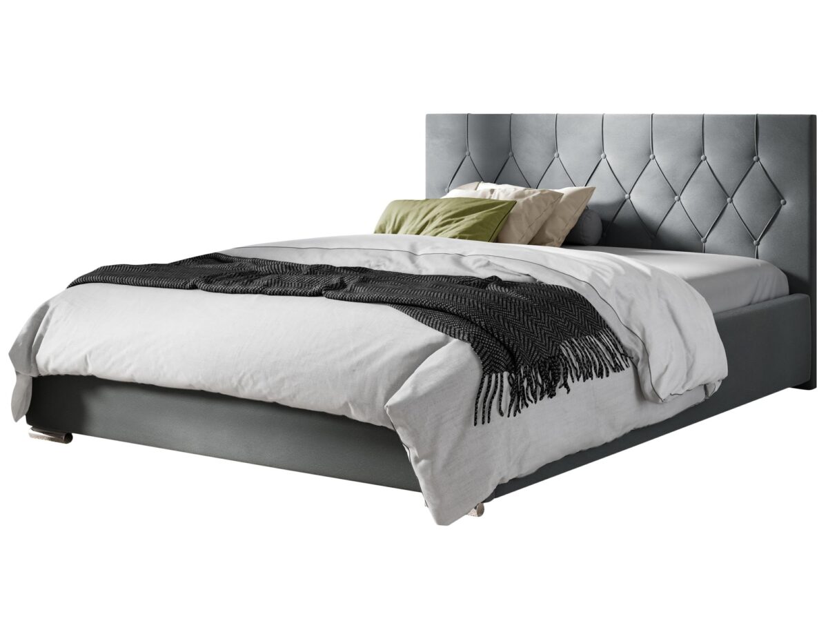 Nowoczesne Tapicerowane Łóżko MELA