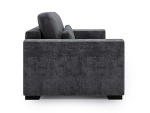 Miniaturka 36 - Tył sofy czarnej z wysokim oparciem i prostym wykończeniem