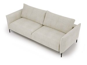 Miniaturka 10 - Biała sofa nowoczesna do przestronnego salonu w stylu minimalistycznym