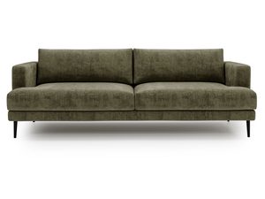 Miniaturka 3 - Sofa zielona w stylu klasycznym z niskimi podłokietnikami