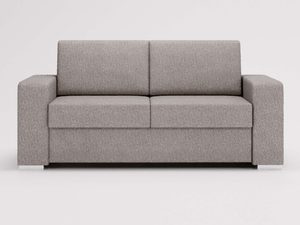 Miniaturka 1 - Szara sofa dwuosobowa kompaktowa frontalny