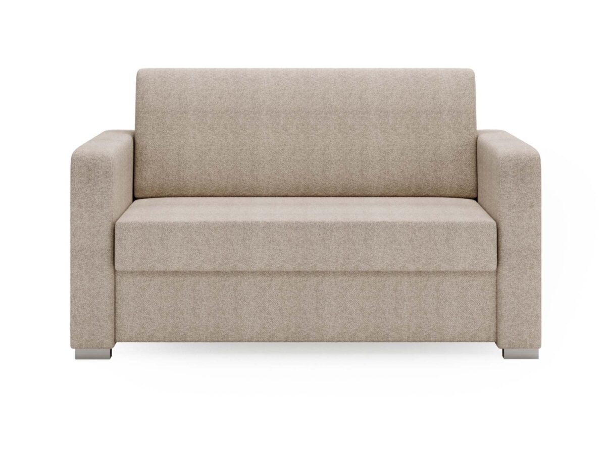 Klasyczna Rozkładana Beżowa Sofa do Salonu BOSTIN MINI