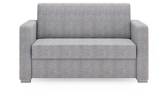 Miniaturka 3 - Klasyczna Rozkładana Beżowa Sofa do Salonu BOSTIN MINI
