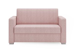 Miniaturka 2 - Sofa mini różowa tapicerowana frontalny