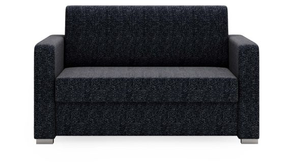 Miniaturka 1 - Klasyczna Rozkładana Beżowa Sofa do Salonu BOSTIN MINI