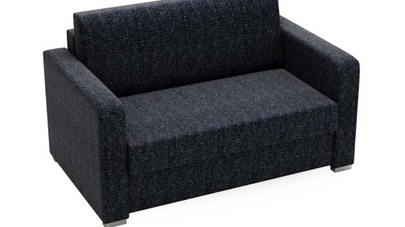 Miniaturka 9 - Klasyczna Rozkładana Beżowa Sofa do Salonu BOSTIN MINI