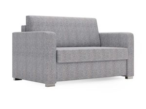 Miniaturka 7 - Szara sofa kompaktowa mini ujęcie perspektywiczne