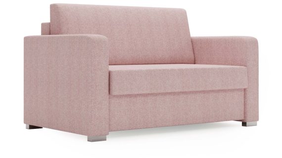 Miniaturka 6 - Klasyczna Rozkładana Beżowa Sofa do Salonu BOSTIN MINI