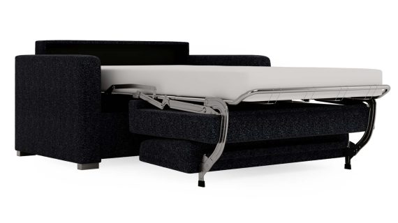 Miniaturka 17 - Klasyczna Rozkładana Beżowa Sofa do Salonu BOSTIN MINI